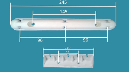 Suszarka sufitowa 3 prętowa stal ø13 mm