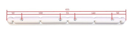 Suszarka sufitowa brodzikowa 5 prętowa aluminium ø16 mm 60 cm