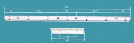 Suszarka sufitowa 7 prętowa stal ø13 mm